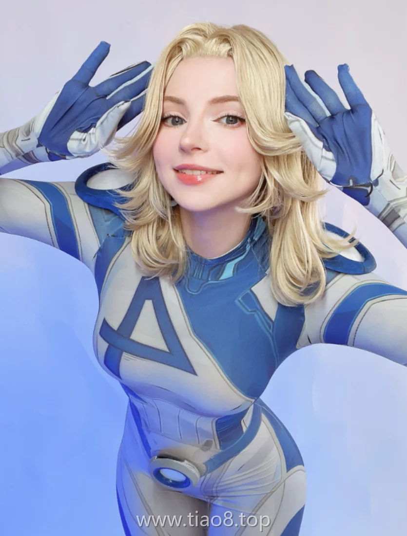 美图欣赏丨Coser_Peach milky:NO.033-Sue Storm[42P-153.6M]