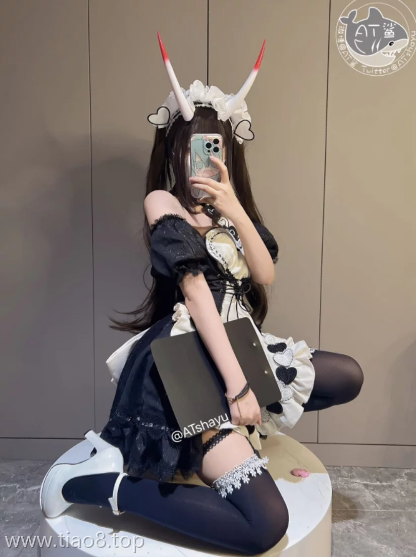 美图欣赏丨Coser_AT鲨:NO.058-碧蓝航线 能代女仆[83P1V-40MB]