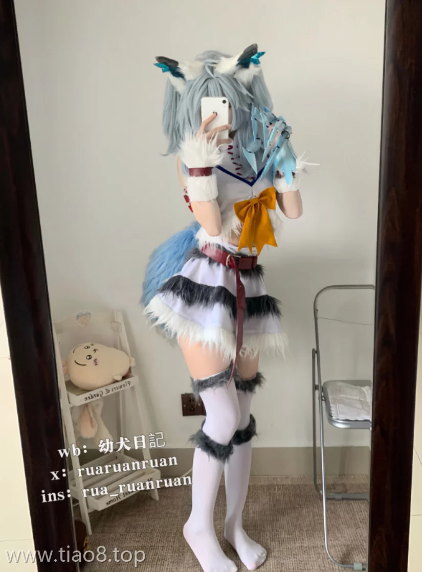 美图欣赏丨Coser_rua阮阮(幼犬日记):NO.018-刹那[18P1V-46MB]