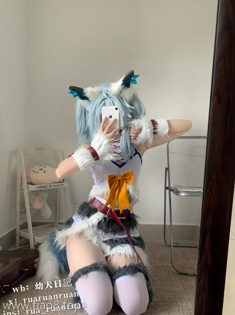 美图欣赏丨Coser_rua阮阮(幼犬日记):NO.018-刹那[18P1V-46MB]