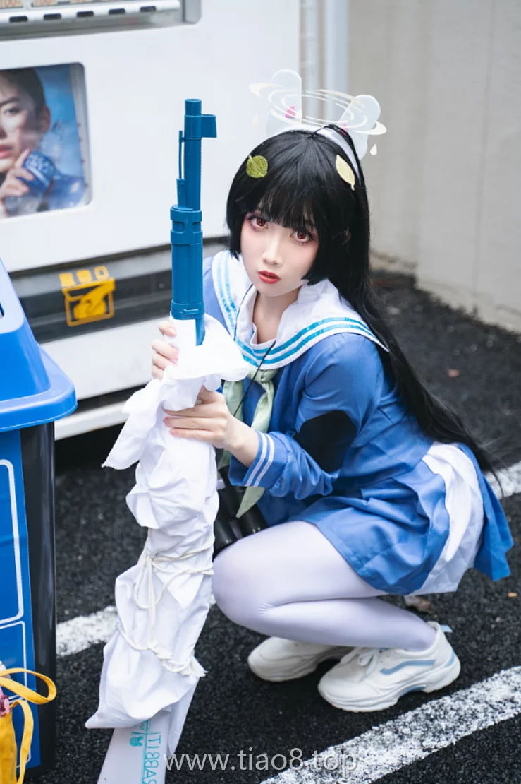 美图欣赏丨Coser小和甜酒:NO.008-蔚蓝档案 霞沢美游[82P-0.98GB]