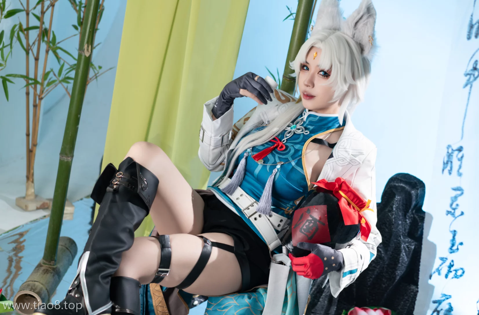 美图欣赏丨Coser_Hatori Sama(奈奈紀):NO.040-崩坏-飞霄[60P-254.5M]