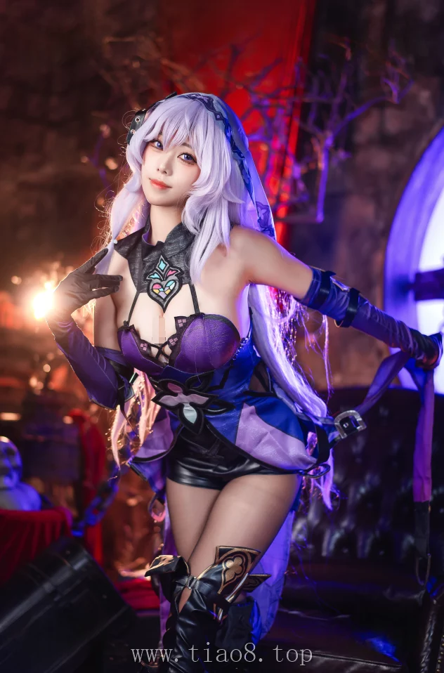 美图欣赏丨Coser蜜汁猫裘:NO.124-黑天鹅[74P2V-2G]