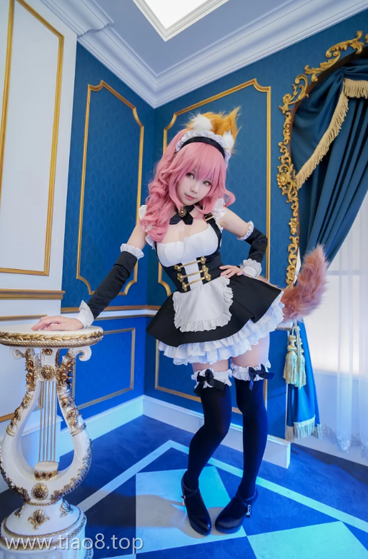 美图欣赏丨Coser_ElyEE子:NO.016-玉藻前女仆[45P-133MB]