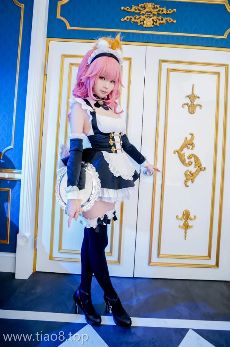 美图欣赏丨Coser_ElyEE子:NO.016-玉藻前女仆[45P-133MB]