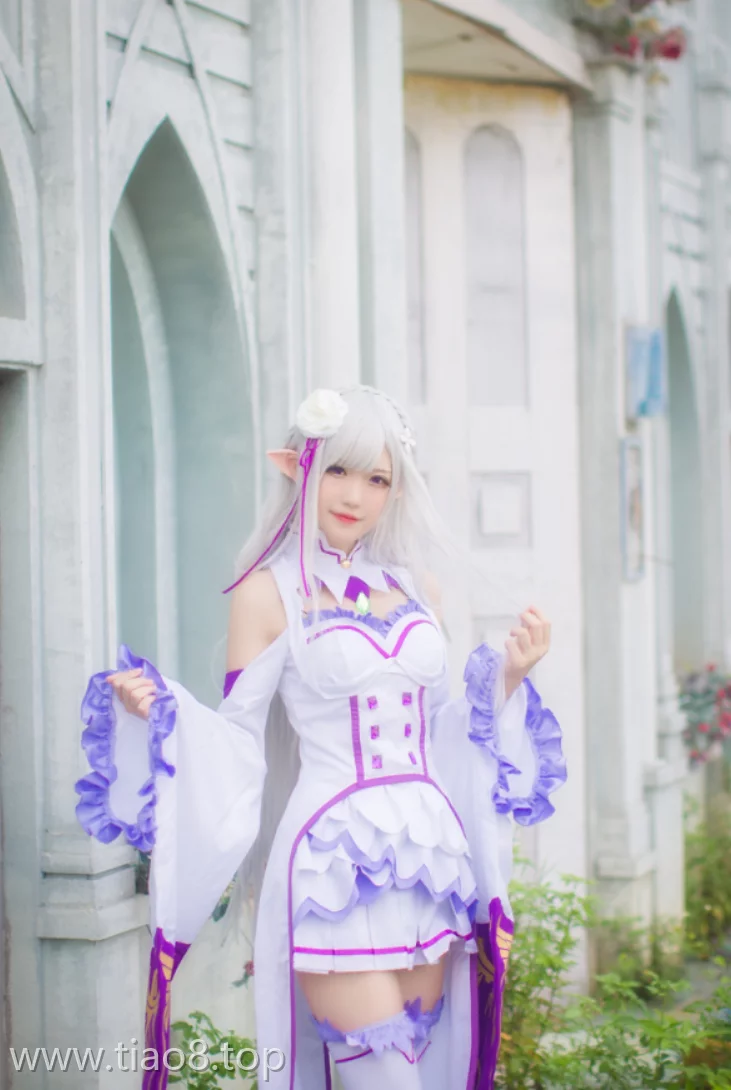 美图欣赏丨Coser腐团儿:NO.019-从零开始的异世界生活 艾米莉娅[18P-35MB]