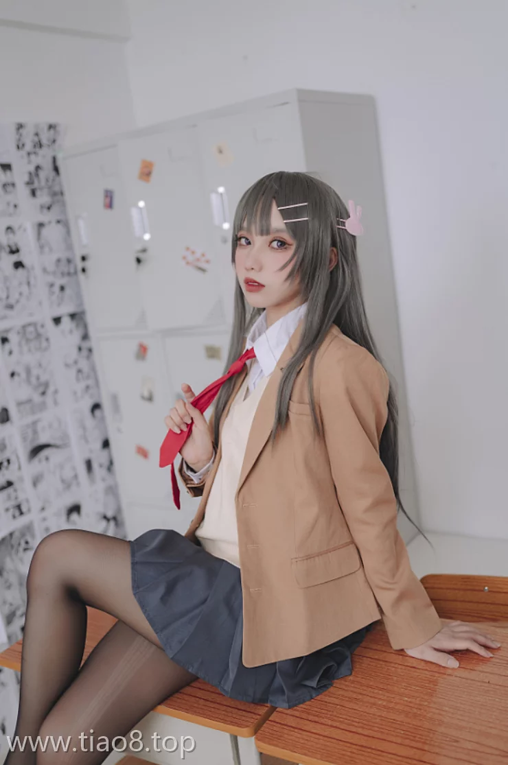 美图欣赏丨Coser果咩酱w:NO.043-麻衣校服[30P-229.3M]