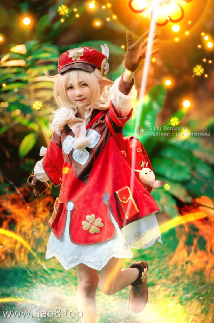 美图欣赏丨Coser多啦雪(Sally Dorasnow):NO.059-Klee[19P-19.4M]