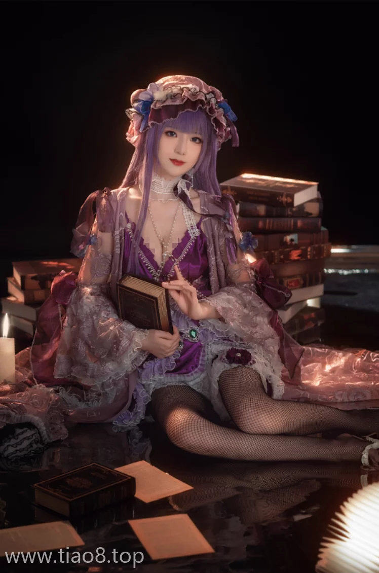 Coser弥音音ww:20P帕秋莉cos,236MB高清暴击,这才是真正的魔法少女!