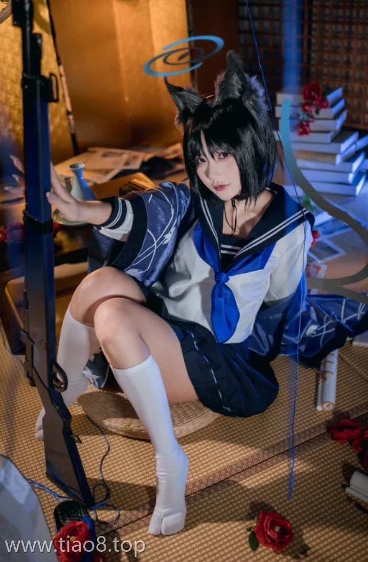 美图欣赏丨Coser是一只熊仔吗:NO.029-蔚蓝档案 桐生桔梗[40P-219.4M]