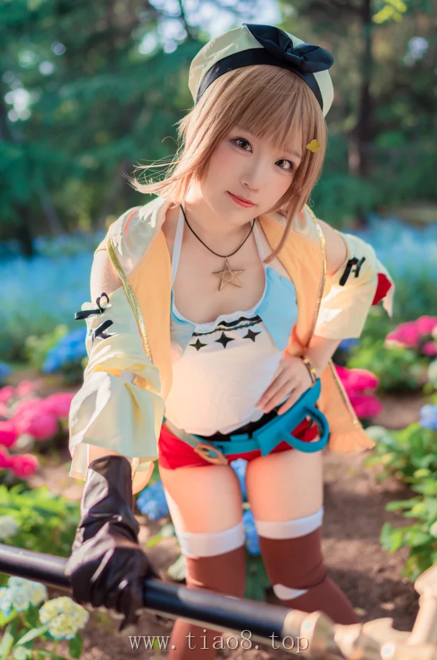 美图欣赏丨Coser弥美Mime:NO.018-莱莎的錬金工房[34P-138MB]