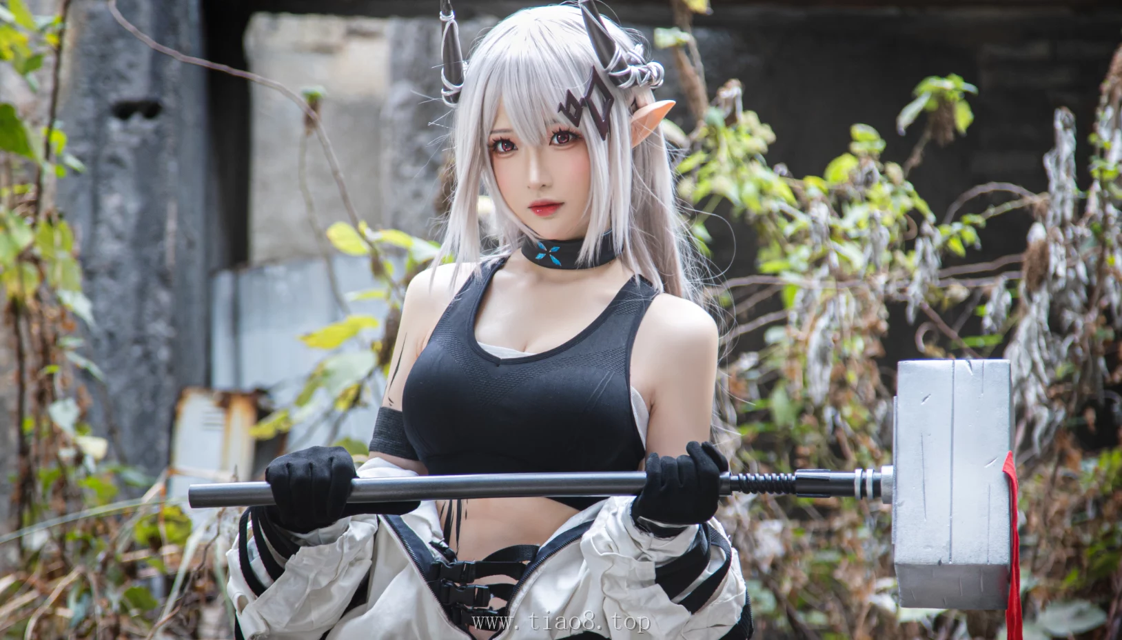 美图欣赏丨Coser小南宫zzZ:NO.093-明日方舟 泥岩[26P-283.08MB]