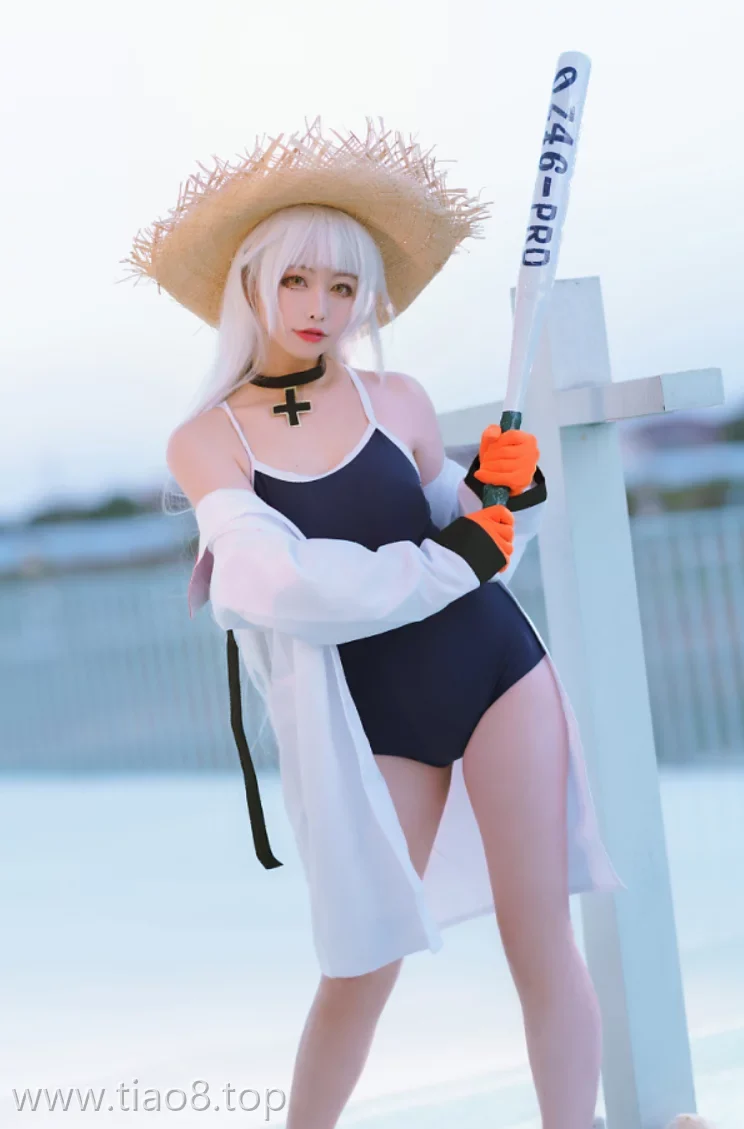 美图欣赏丨Coser樱岛嗷:NO.015-碧蓝航线 z46[13P-192M]
