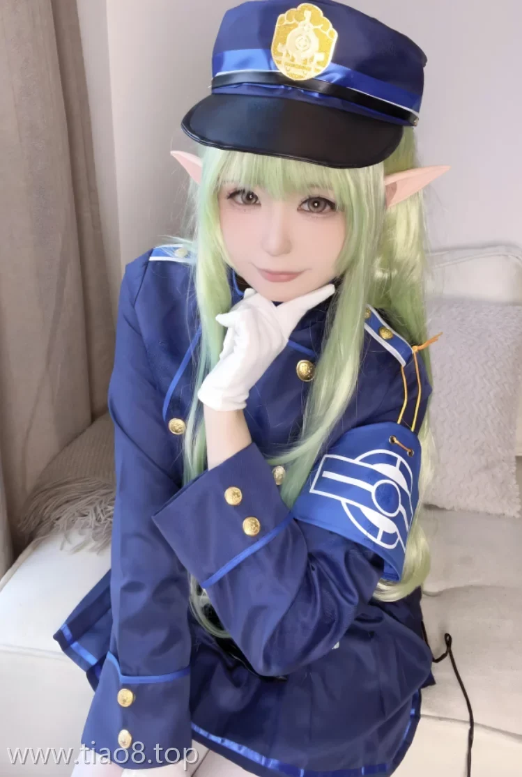 美图欣赏丨Coser_Quan冉有点饿:NO.032-蔚蓝档案 橘光[32P-42.3M]