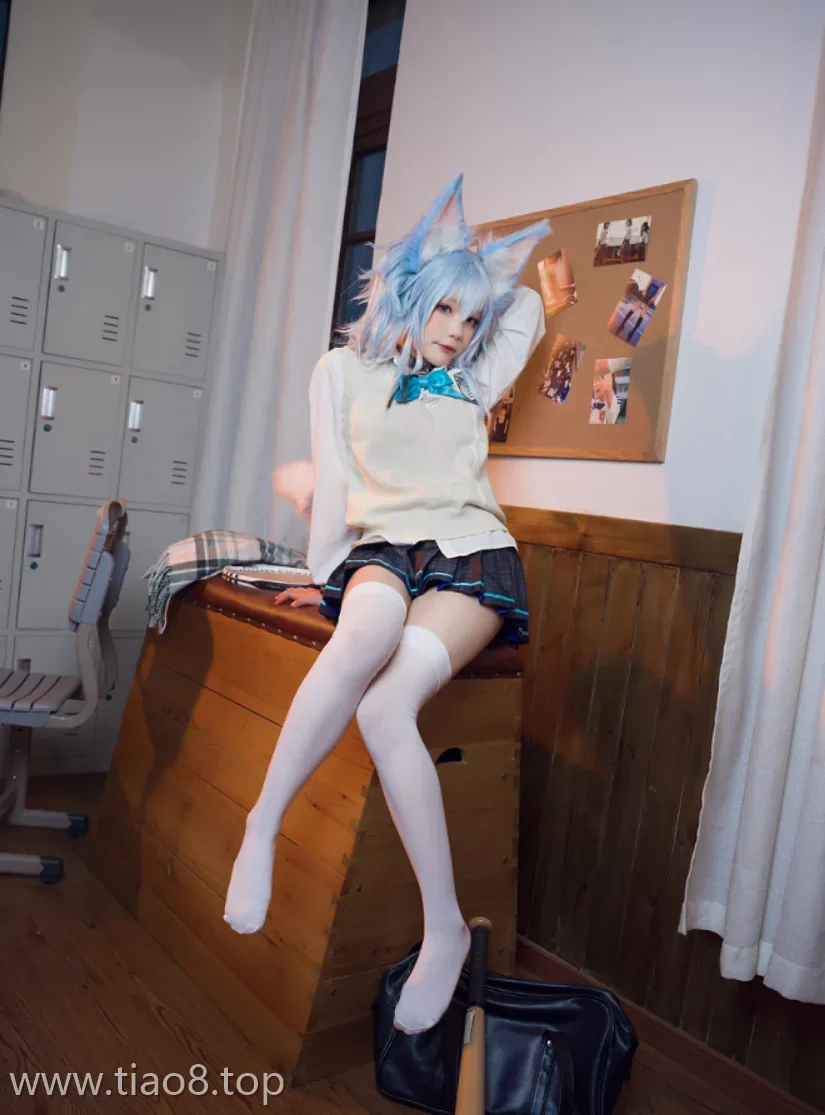 美图欣赏丨Coser王胖胖u:NO.012-PA15校服[38P-231.7M]