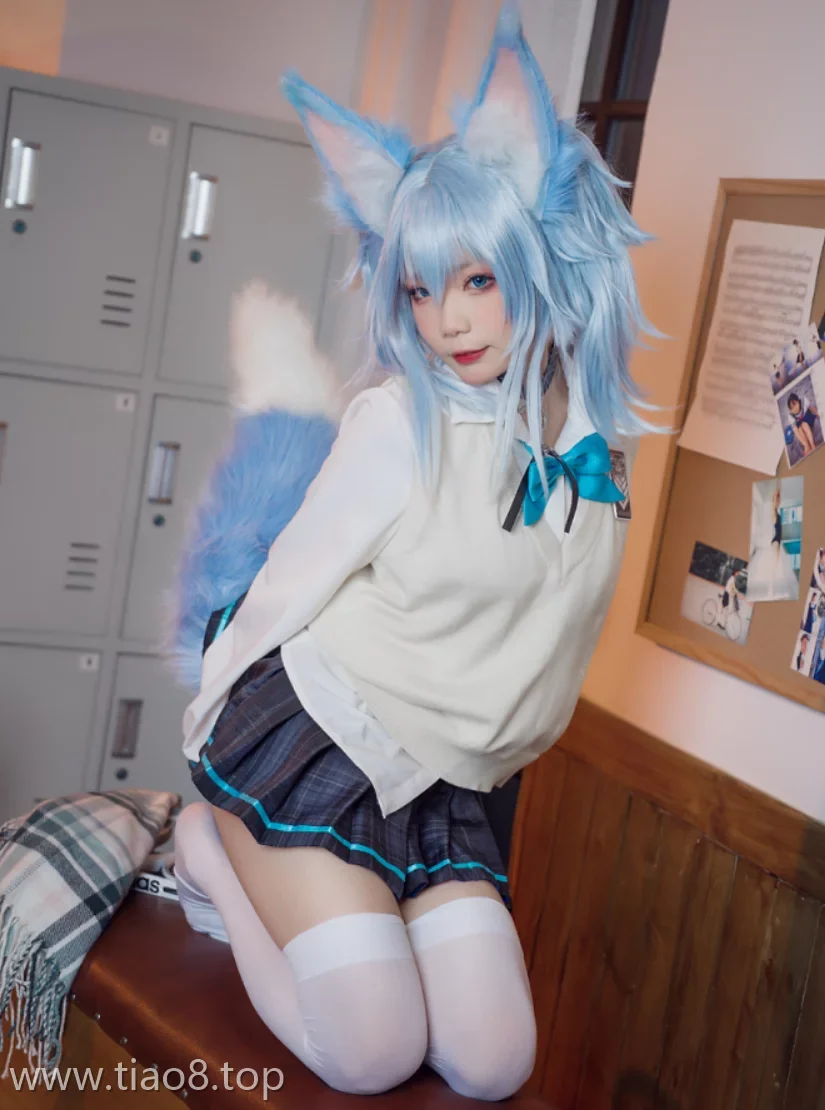 美图欣赏丨Coser王胖胖u:NO.012-PA15校服[38P-231.7M]