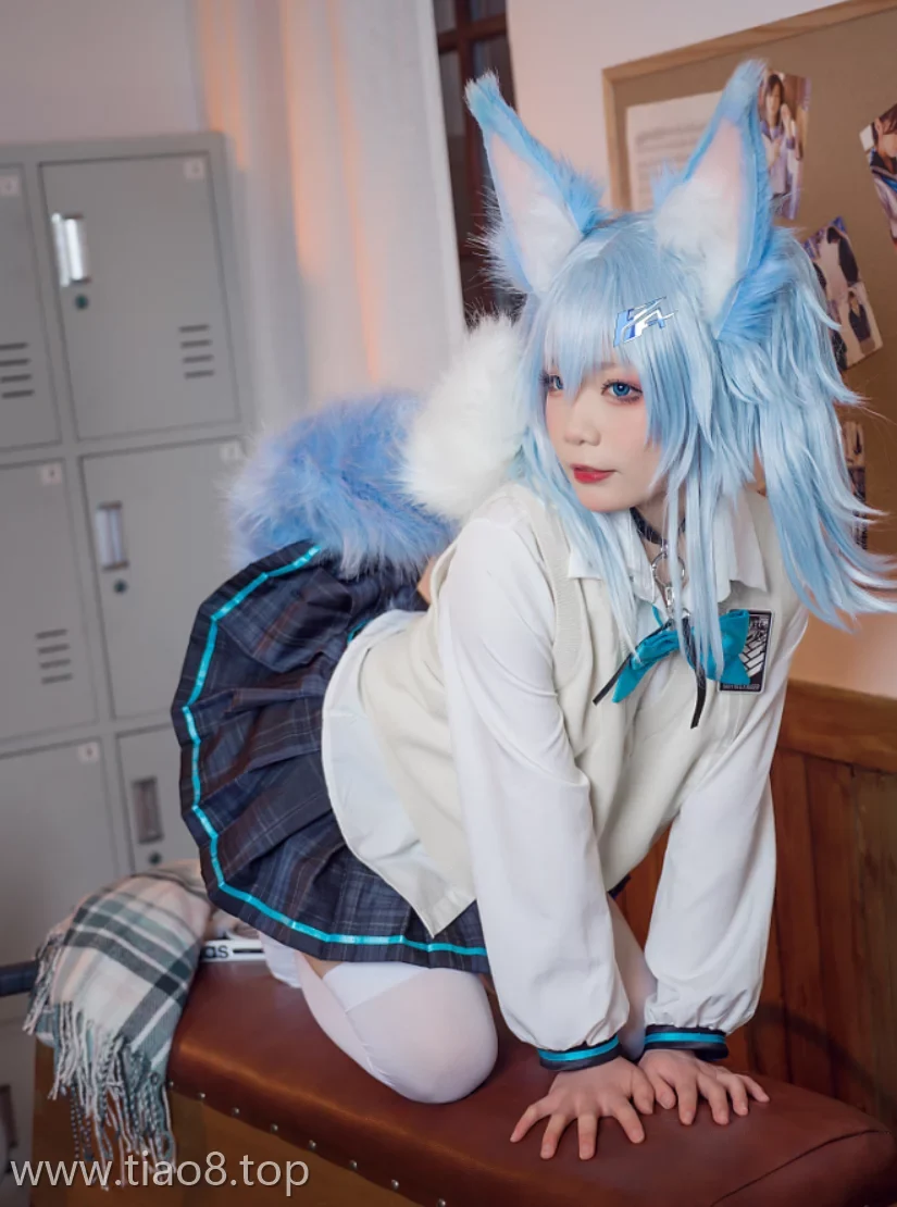 美图欣赏丨Coser王胖胖u:NO.012-PA15校服[38P-231.7M]