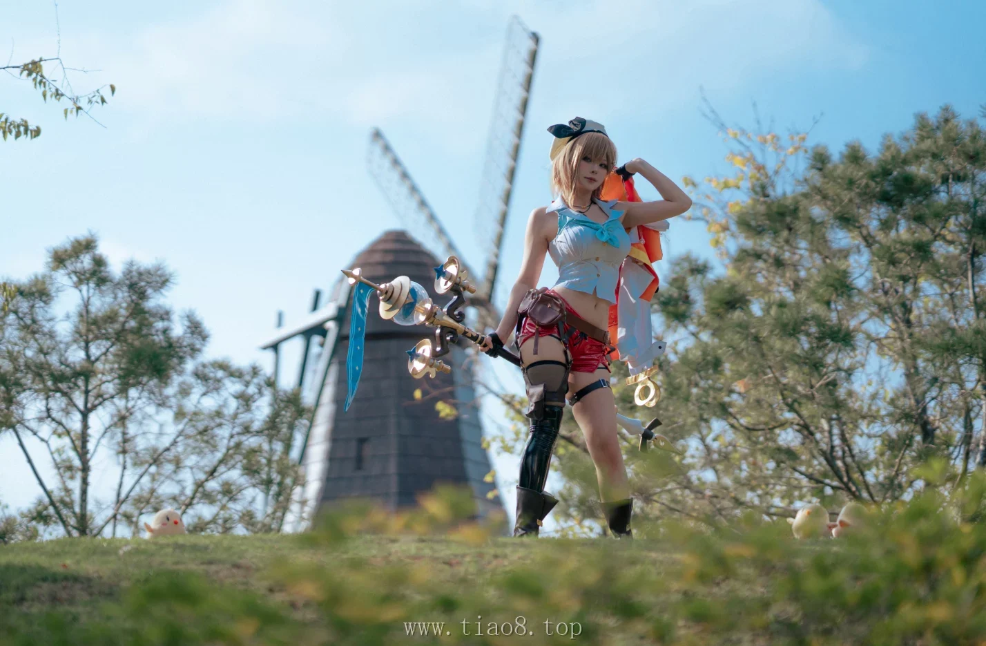 美图欣赏丨Coser_w百合欧皇子w:NO.001-碧蓝航线莱莎联动[23P-157MB]