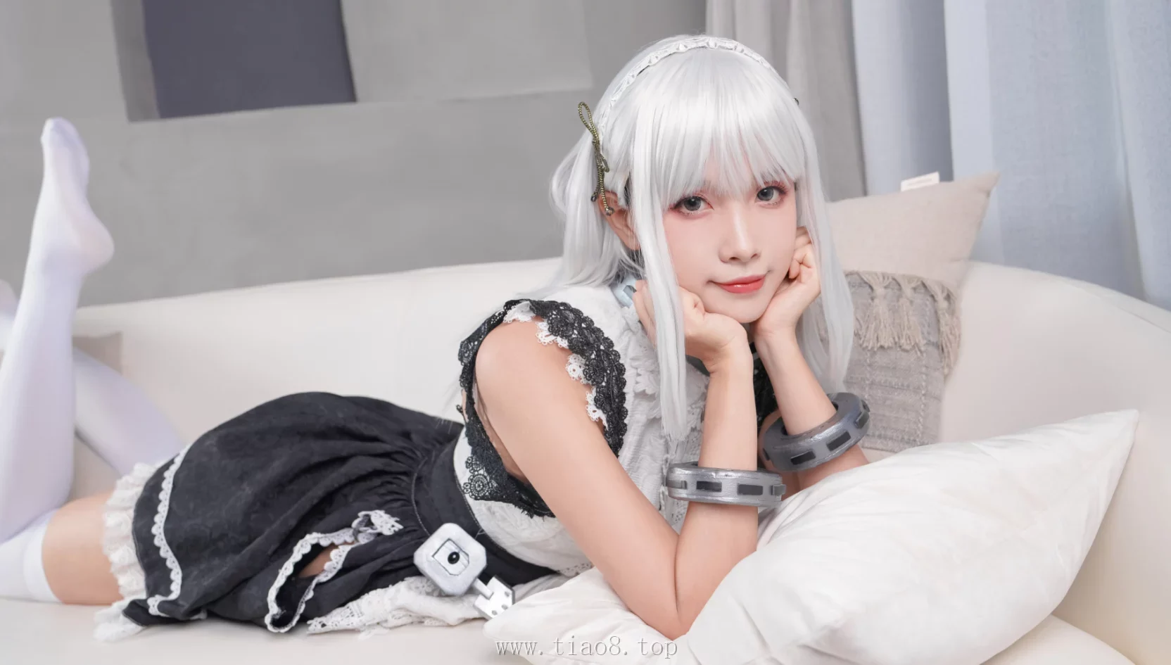 美图欣赏丨Coser_Neko-薇薇:NO.004-碧蓝航线 黛朵[14P-33.5M]
