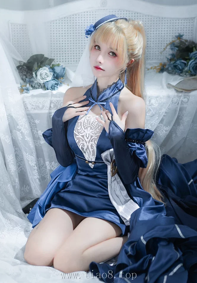 美图欣赏丨Coser一千只猫薄禾(超级小禾儿):NO.005-艾瑞尔 静谧夜曲[18P-33.9M]