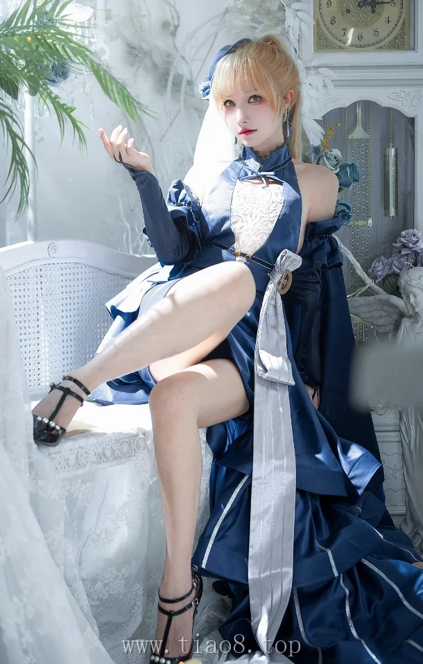 美图欣赏丨Coser一千只猫薄禾(超级小禾儿):NO.005-艾瑞尔 静谧夜曲[18P-33.9M]