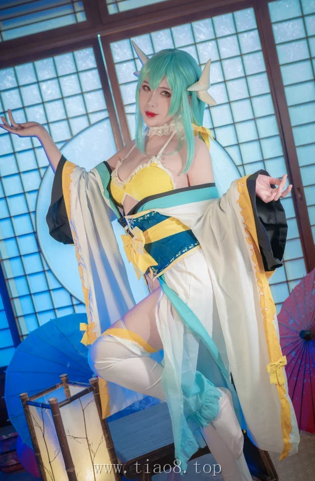 美图欣赏丨Coser羊大真人:NO.003-清姬泳装[18P-179.5M]