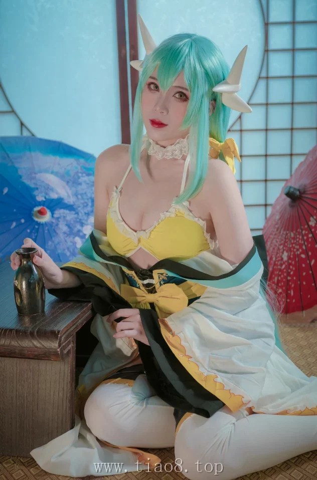 美图欣赏丨Coser羊大真人:NO.003-清姬泳装[18P-179.5M]