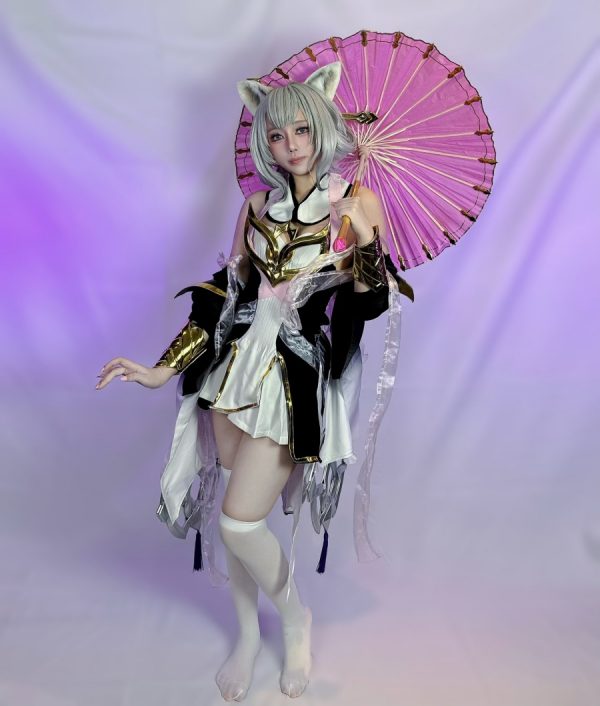 幻影新生：格蕾丝莉莉安COS成熟魅力唤醒传说对决角色灵魂