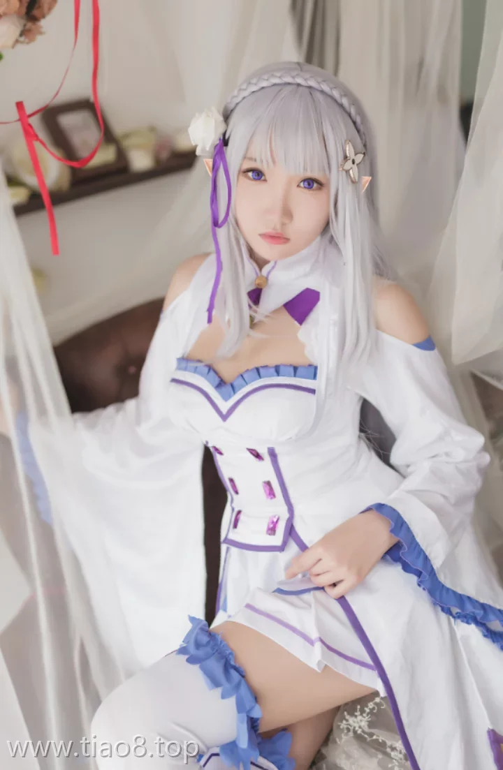 美图欣赏丨Coser瓜希酱:NO.004-艾米莉亚[16P-60MB]