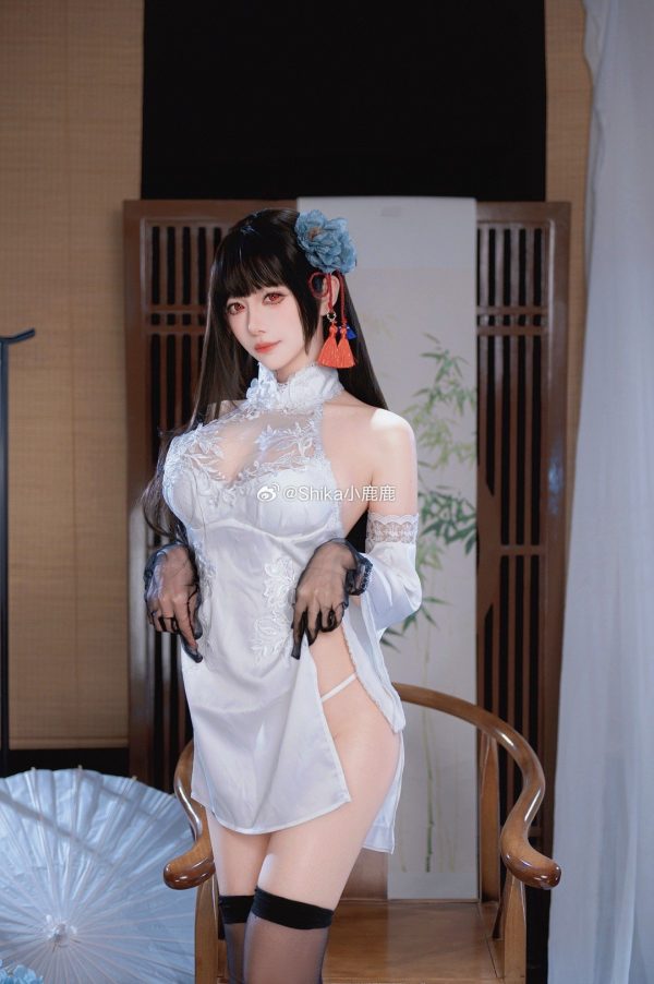 Shika小鹿鹿逸仙旗袍COS赏析：碧蓝航线指挥官请牵起我的手