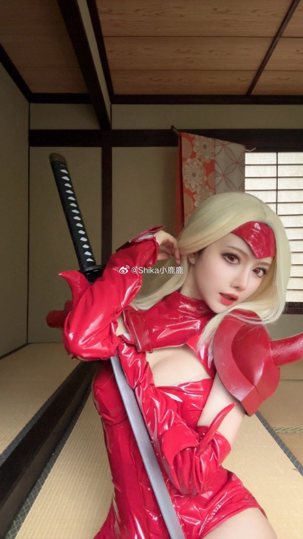女忍者cosplay赏析|Shika小鹿鹿90年代街机游戏角色COS深度解析