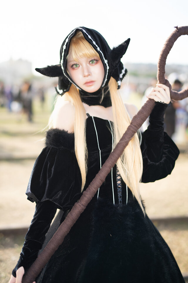 FFK18现场焦点！Kanami玛露希尔COS神秘冷艳的精灵魔法师