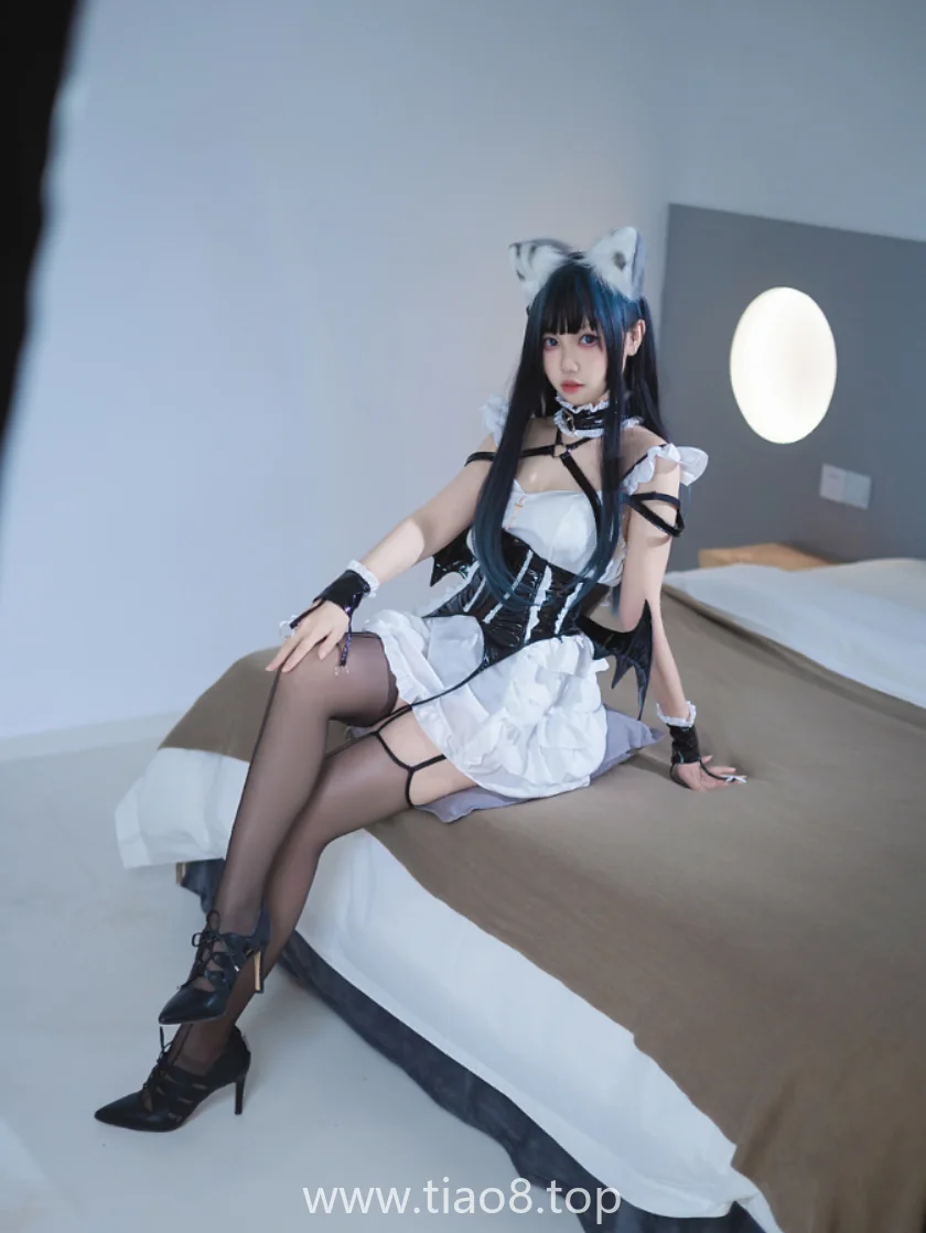洛桑w伊梓这套猫耳小恶魔cos写真第2张 洛桑w伊梓这套猫耳小恶魔太上头了,42张图根本看不够