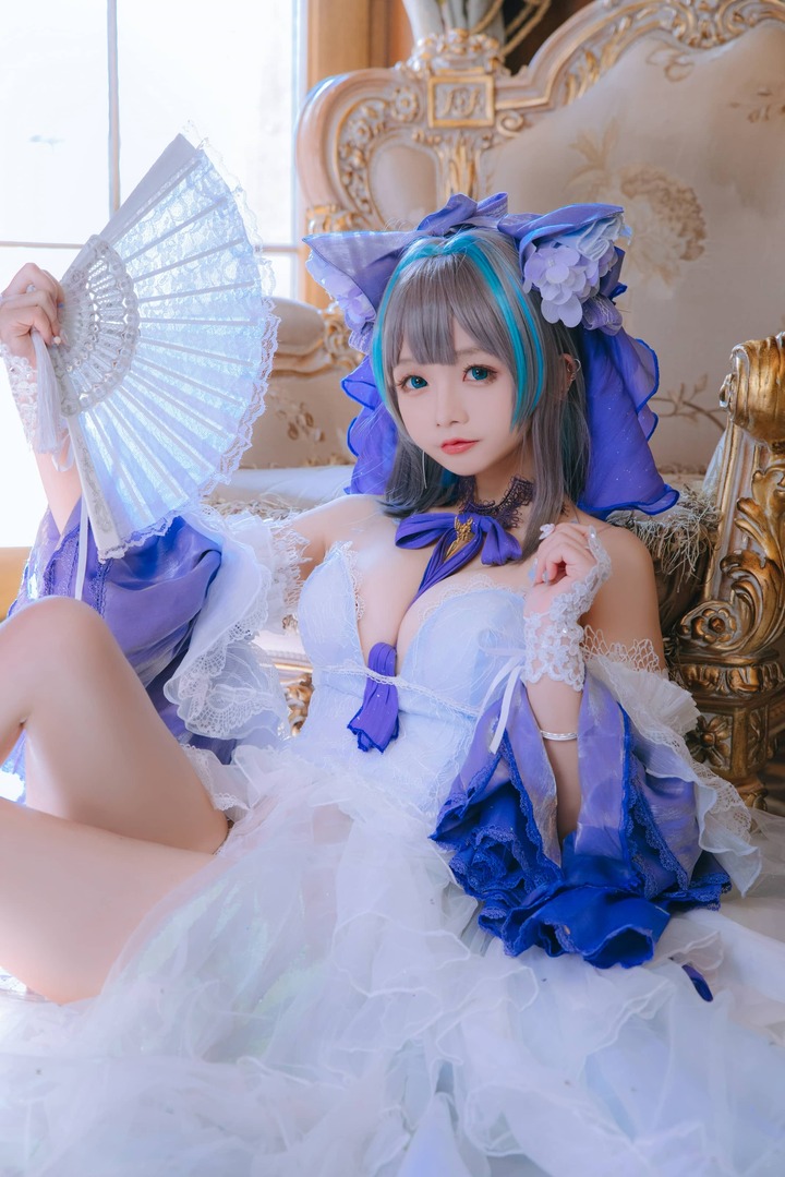 碧蓝航线柴郡cos赏析:日奈娇婚纱版演绎猫系舰娘的梦幻魅力 碧蓝航线柴郡cos赏析:日奈娇婚纱版演绎猫系舰娘的梦幻魅力