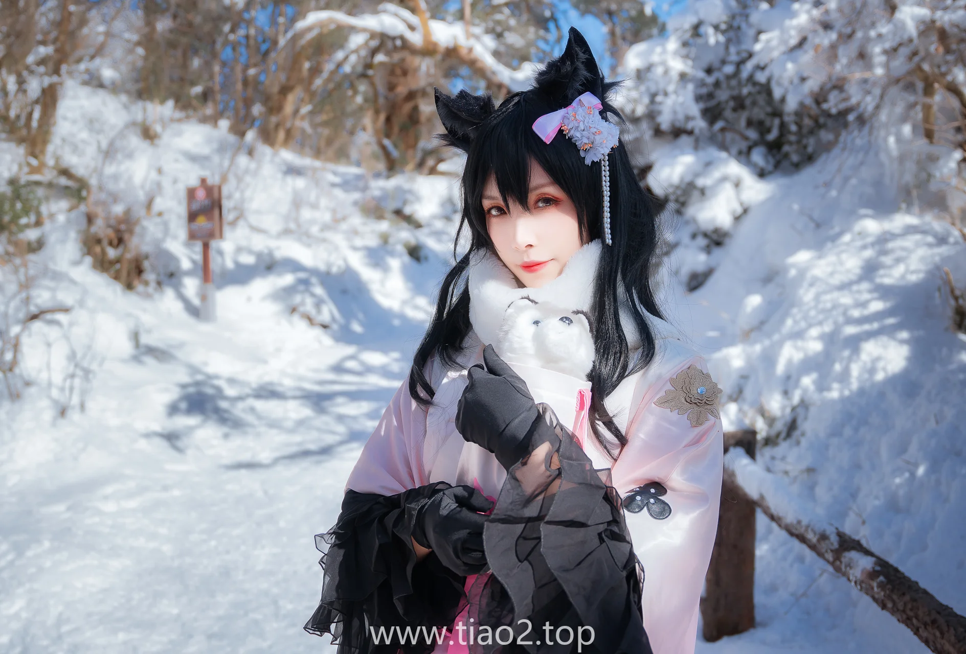翻完Neko-薇薇这套爱宕和服,才懂什么叫从走路开始改角色