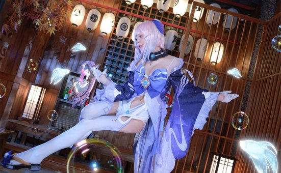 水淼aqua在哪发布作品 珊瑚宫心海在线赏图