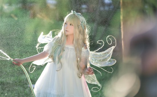 是三不是世w林中精灵 一位落入凡间的仙子