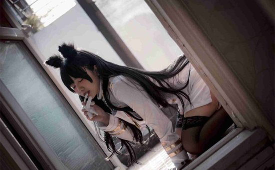 阿半今天很开心个人介绍,经典爱宕造型震撼登场!