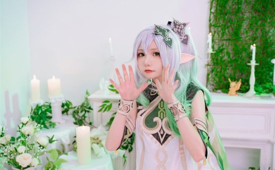 爆机少女喵小吉蓝鸟地址,可爱的草神纳西妲鉴赏