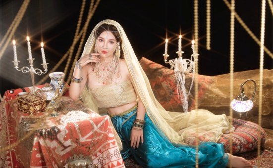 桃暖酱:仙女降临,西域皇后倾城之姿!