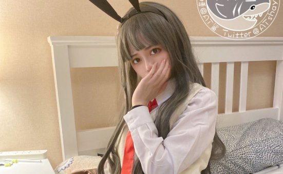 AT鲨小姐姐cos《妹麻衣学姐》:可爱与性感的完美结合!