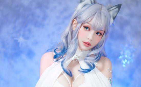 猫耳白丝带:ElyEE子小姐姐的可爱魅力尽显!