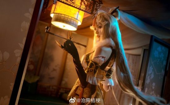 沧霁桔梗cos作品 | 沧霁桔梗在《原神Impact》cos凝光