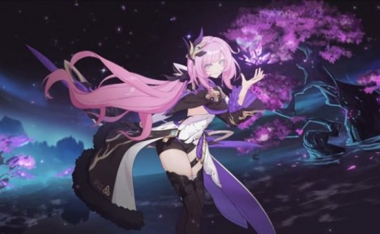 coser@Hazelnut_榛子在《崩坏3》化身“粉色妖精”爱莉希雅