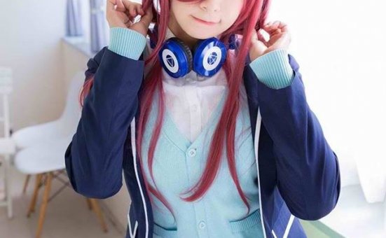 coser@贤儿sherry在漫画《五等分的新娘》化身美丽可爱的中野三玖