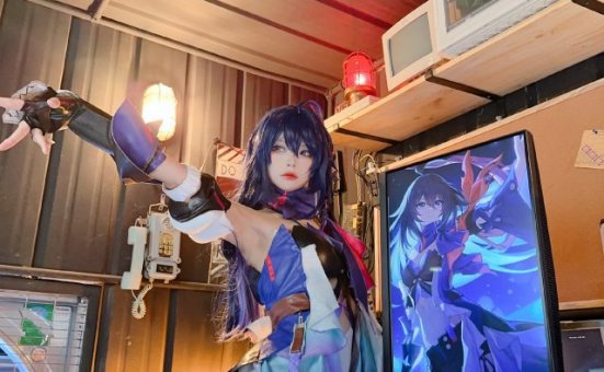 [崩坏：星穹铁道]w百合欧皇子w cos希儿，崩坏世界的性感蝴蝶