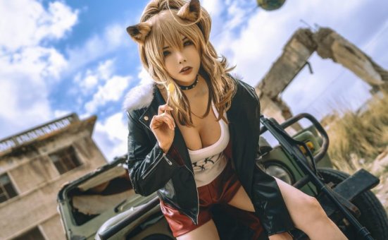 秋和柯基cos作品 | 秋和柯基_明日方舟·推进之王cos [33P-438MB]