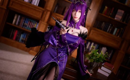 青青子JS cos斯卡哈（Ⅰ）| 青青子JS_FGO·斯卡哈cos作品 [48P-380M]