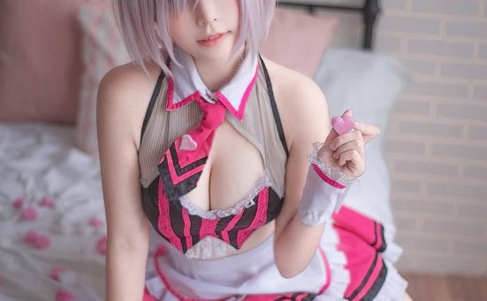 菌烨tako cos玛修 | 菌烨tako_FGO·玛修女仆cos作品[10P-2.41MB]