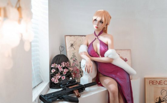 rioko凉凉子cos作品 | rioko凉凉子_少女前线·OTS-14礼服cos [25P1V-233MB]